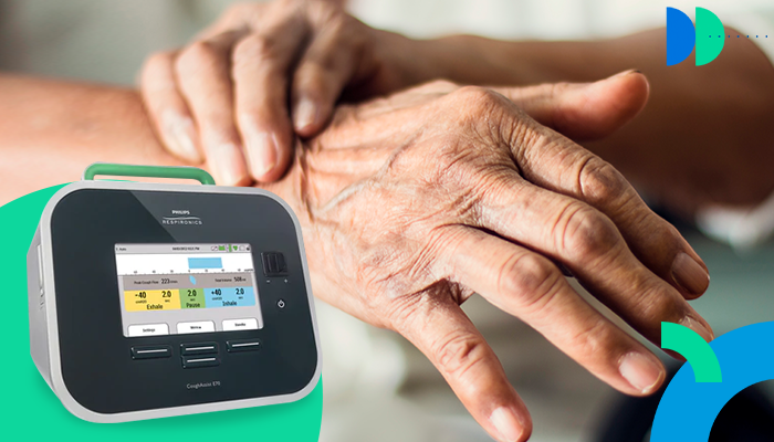 CoughAssist E70 un equipo para apoyar a los pacientes con Parkinson
